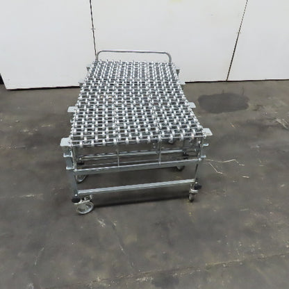 Nestaflex 376 30" Flexible Expandable Skate Wheel Conveyor 30-90"