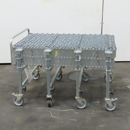Nestaflex 376 30" Flexible Expandable Skate Wheel Conveyor 30-90"