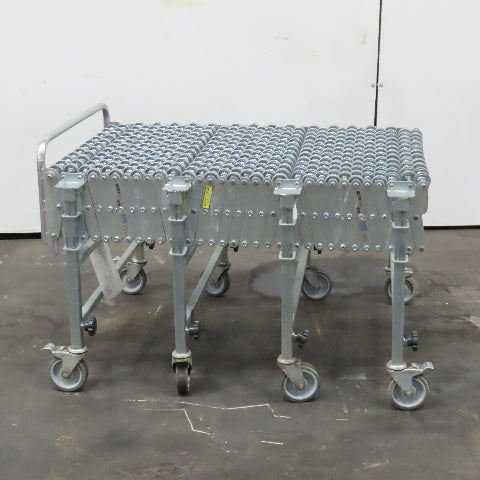 Nestaflex 376 30" Flexible Expandable Skate Wheel Conveyor 30-90"