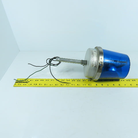Edwards 52B-N5-40WH Adaptabeacon Blue Strobe Light 120V 0.35A