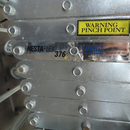 Nestaflex 376 24" Flexible Expandable Skate Wheel Conveyor 60-102"