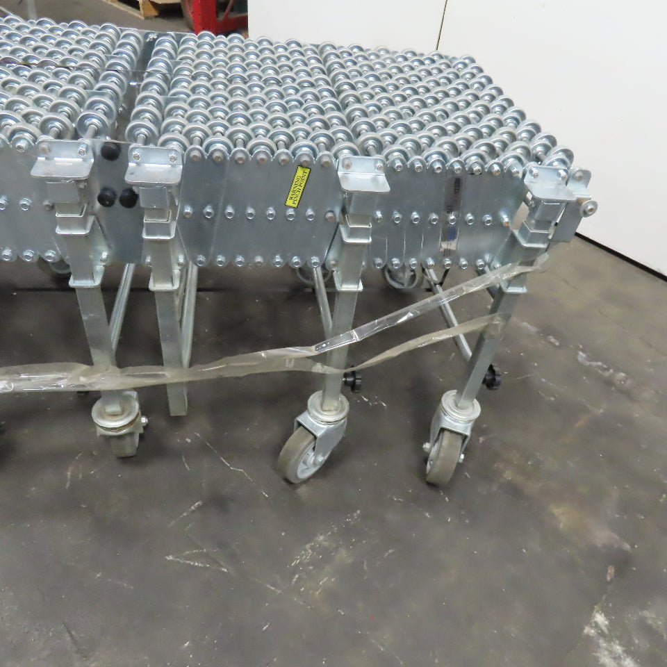Nestaflex 376 24" Flexible Expandable Skate Wheel Conveyor 60-102"