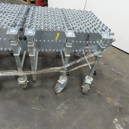 Nestaflex 376 24" Flexible Expandable Skate Wheel Conveyor 60-102"