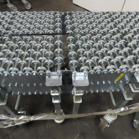 Nestaflex 376 24" Flexible Expandable Skate Wheel Conveyor 60-102"