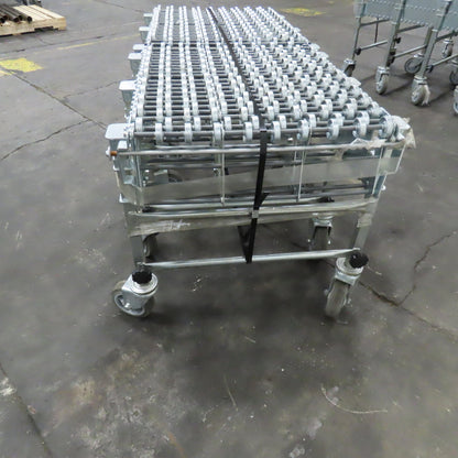Nestaflex 376 24" Flexible Expandable Skate Wheel Conveyor 60-102"