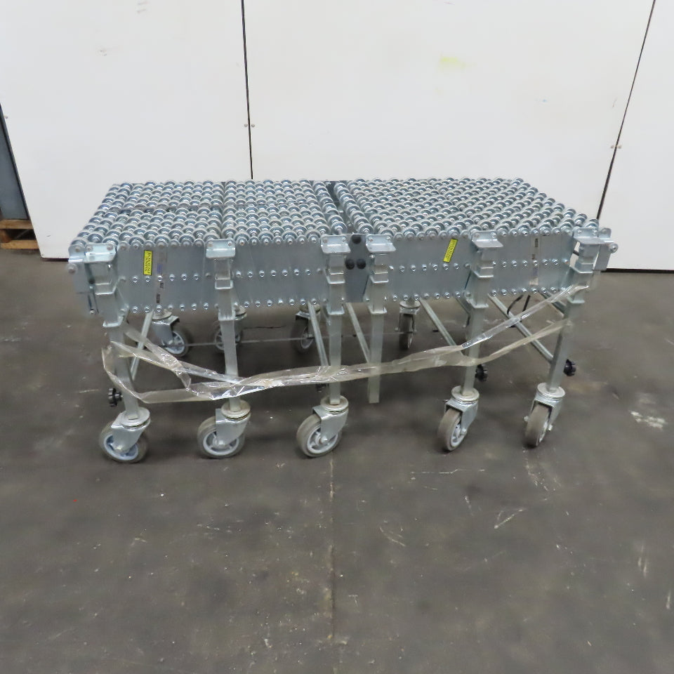 Nestaflex 376 24" Flexible Expandable Skate Wheel Conveyor 60-102"