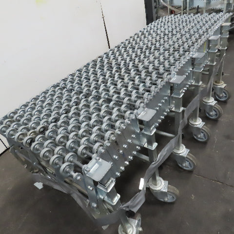 Nestaflex 376 24" Flexible Expandable Skate Wheel Conveyor 78"-150"