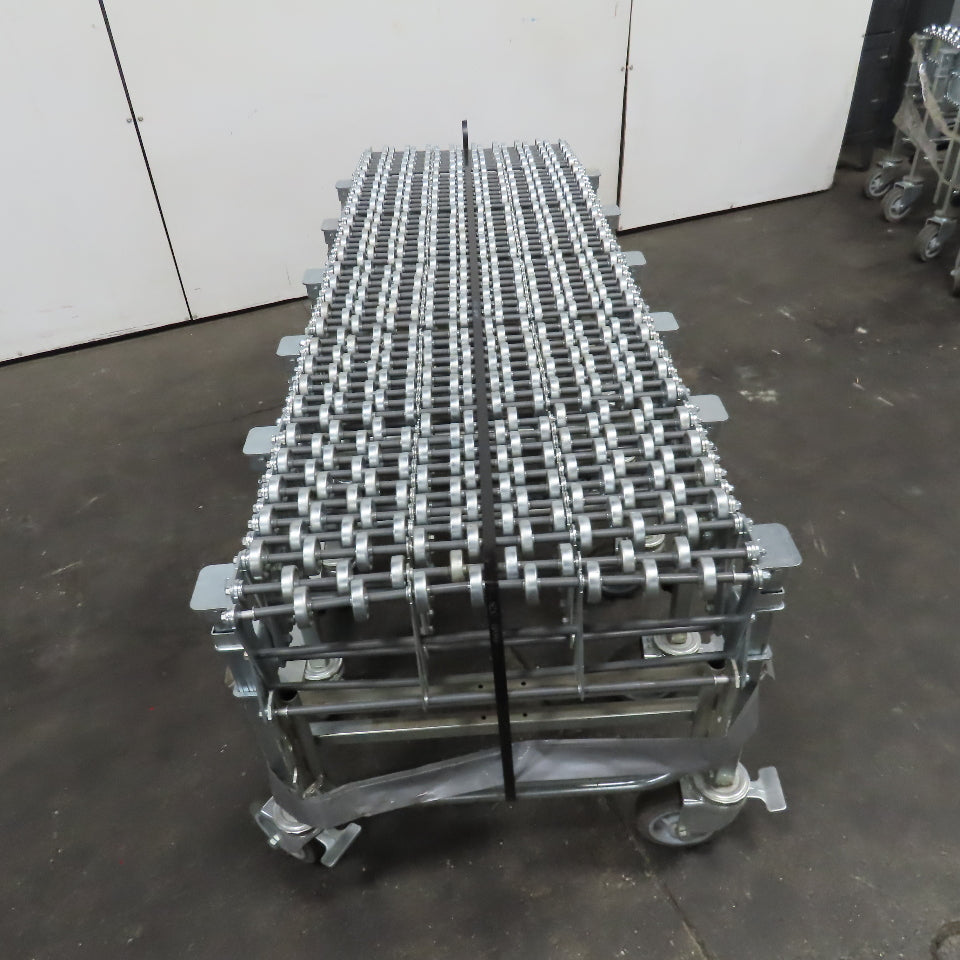 Nestaflex 376 24" Flexible Expandable Skate Wheel Conveyor 78"-150"