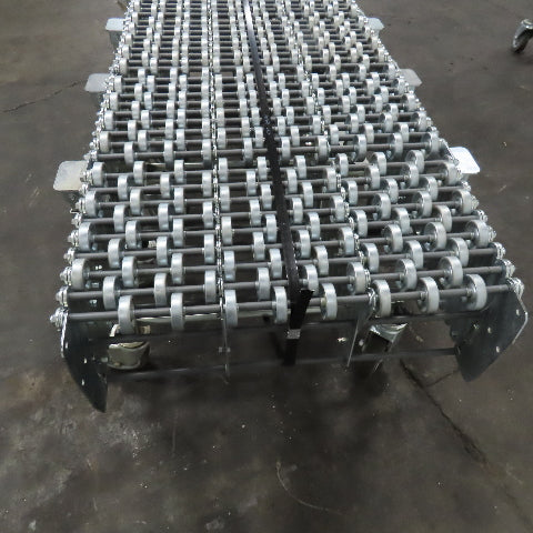 Nestaflex 376 24" Flexible Expandable Skate Wheel Conveyor 78"-150"
