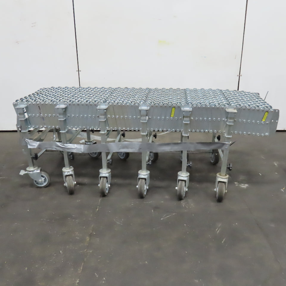 Nestaflex 376 24" Flexible Expandable Skate Wheel Conveyor 78"-150"