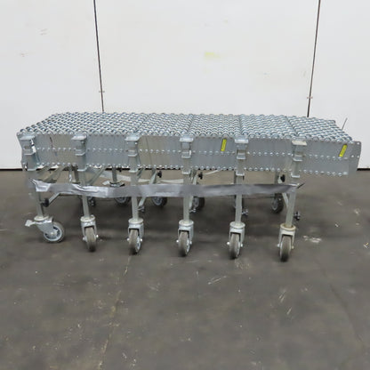 Nestaflex 376 24" Flexible Expandable Skate Wheel Conveyor 78"-150"