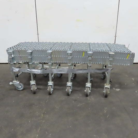 Nestaflex 376 24" Flexible Expandable Skate Wheel Conveyor 78"-150"