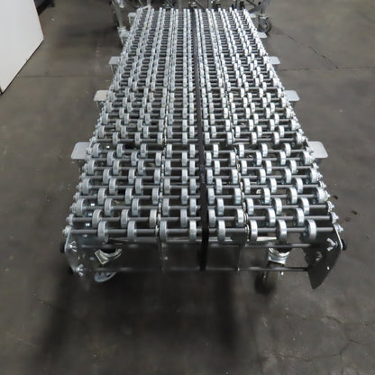 Nestaflex 376 24" Flexible Expandable Skate Wheel Conveyor 64"-126"