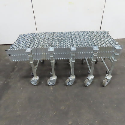 Nestaflex 376 24" Flexible Expandable Skate Wheel Conveyor 64"-126"