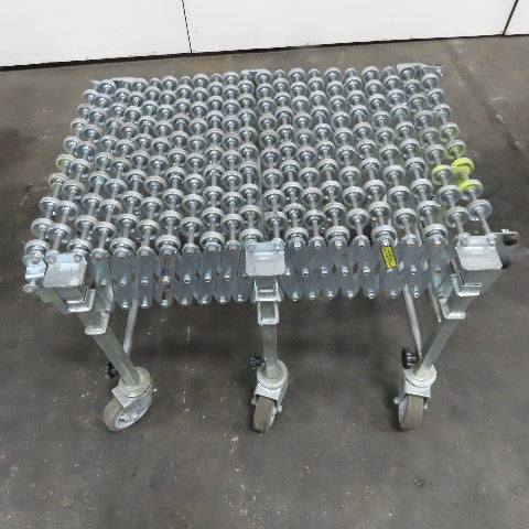 Nestaflex 376 24" Flexible Expandable Skate Wheel Conveyor 36"-75"