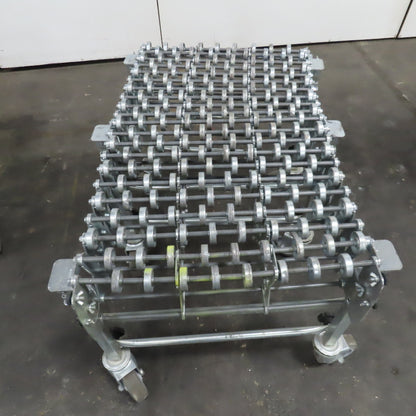 Nestaflex 376 24" Flexible Expandable Skate Wheel Conveyor 36"-75"