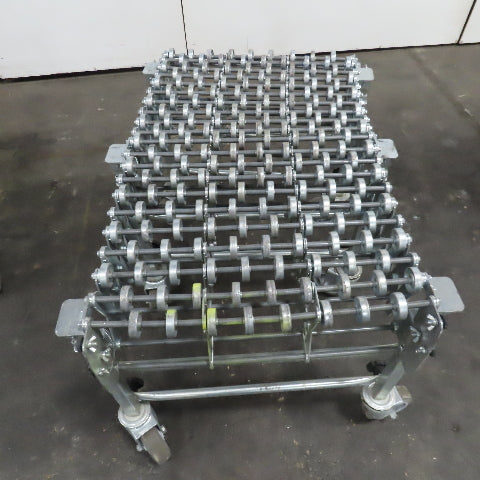 Nestaflex 376 24" Flexible Expandable Skate Wheel Conveyor 36"-75"