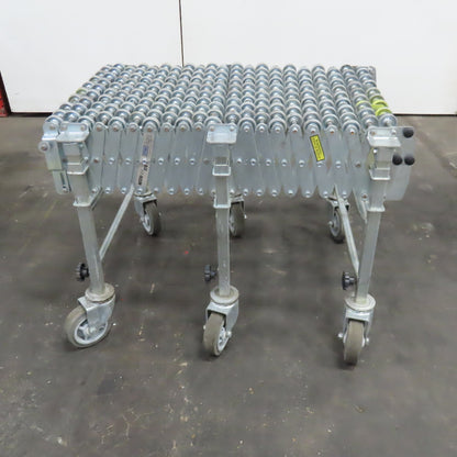 Nestaflex 376 24" Flexible Expandable Skate Wheel Conveyor 36"-75"