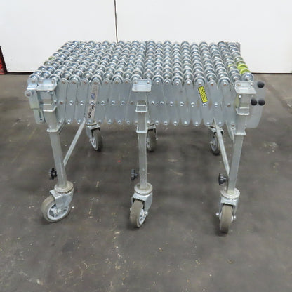 Nestaflex 376 24" Flexible Expandable Skate Wheel Conveyor 36"-75"