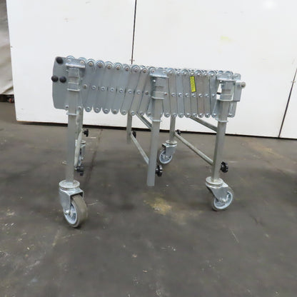 Nestaflex 376 24" Flexible Expandable Skate Wheel Conveyor 36"-75"