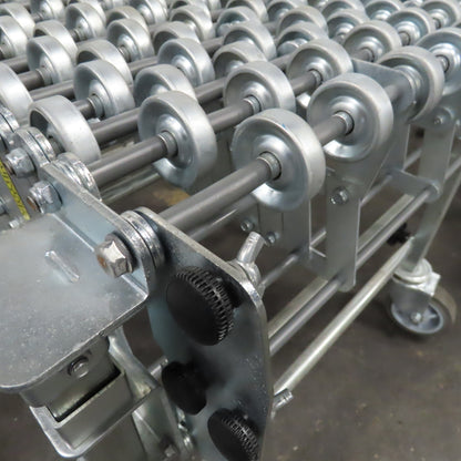 Nestaflex 376 24" Flexible Expandable Skate Wheel Conveyor 36"-75"