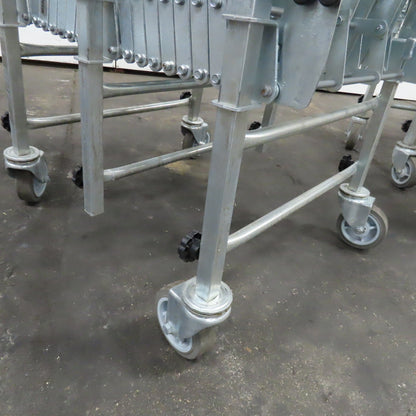 Nestaflex 376 24" Flexible Expandable Skate Wheel Conveyor 36"-75"