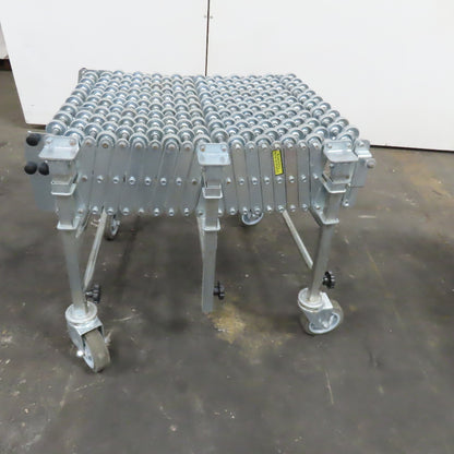 Nestaflex 376 24" Flexible Expandable Skate Wheel Conveyor 36"-75"
