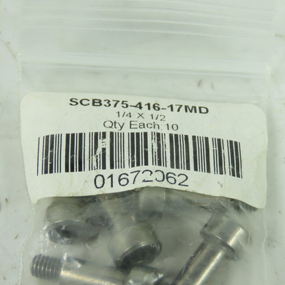 MSC SCB375-416-17MD Precision Shoulder Screw 1/4" X 1/2" Lot Of 10