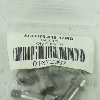 MSC SCB375-416-17MD Precision Shoulder Screw 1/4" X 1/2" Lot Of 10