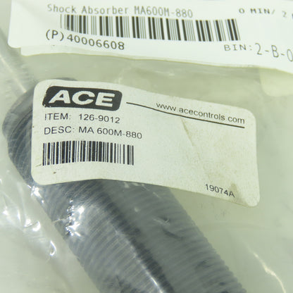 Ace MA 600M-880 Adjustable Shock Absorber 1" Stroke NEW