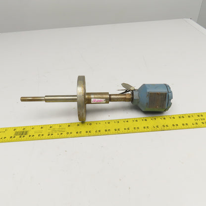Rosemount Series 68 Temperature Sensor 1" Stainless Steel Flange 6" Probe