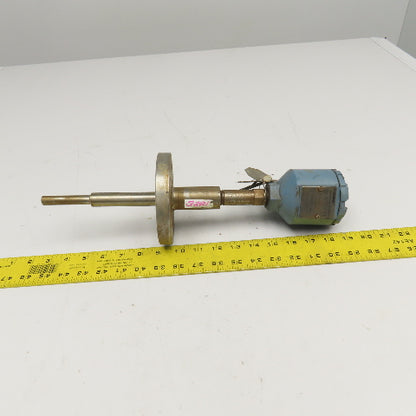 Rosemount Series 68 Temperature Sensor 1" Stainless Steel Flange 6" Probe