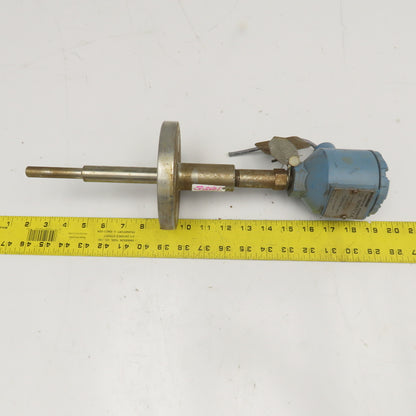 Rosemount Series 68 Temperature Sensor 1" Stainless Steel Flange 6" Probe