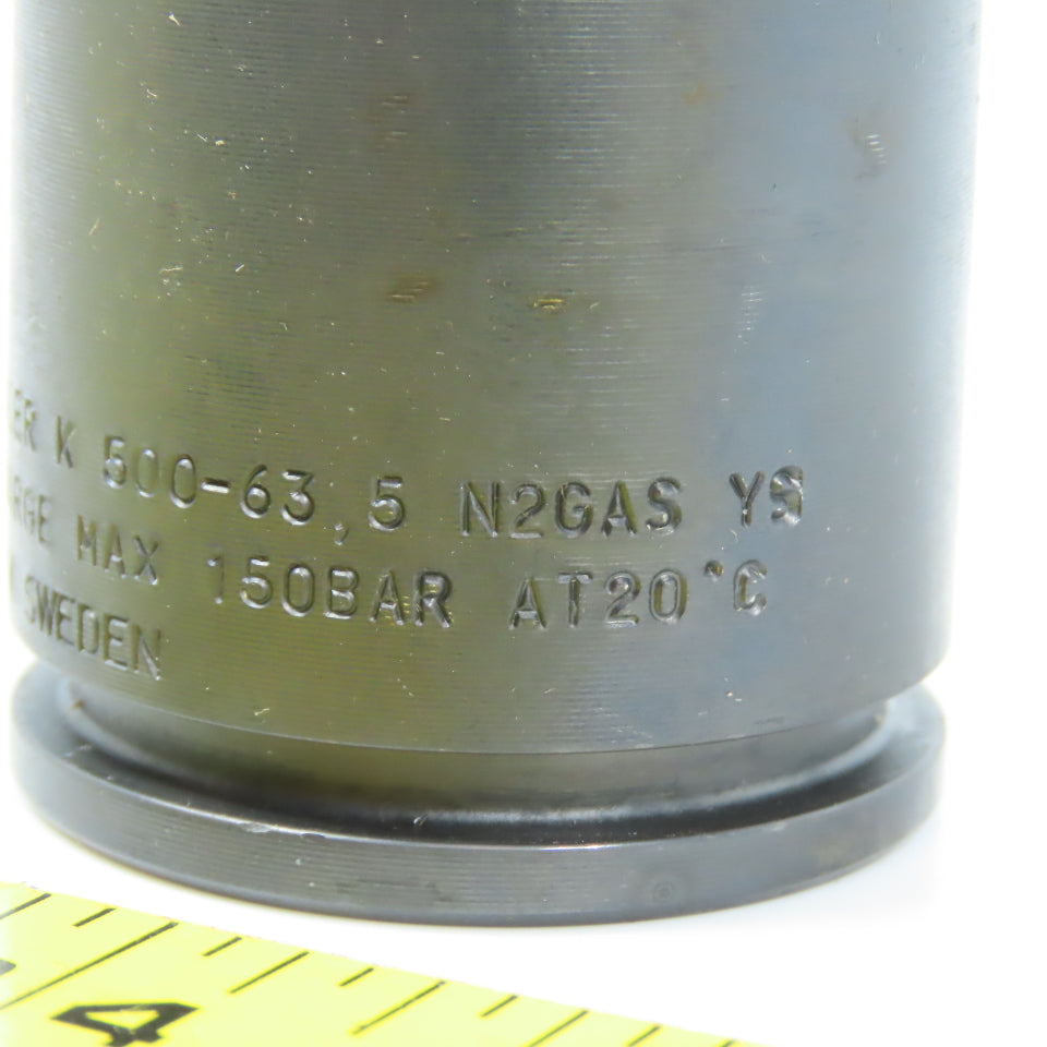 Kaller K 500/63,5 PB202BBAR Nitrogen Gas Spring 150 Bar PC A15 20mm Rod