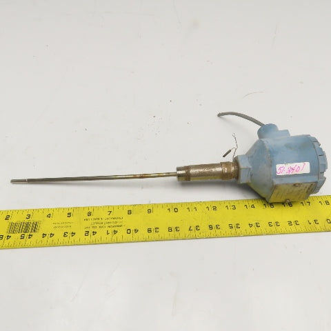 Rosemount Series 68 Temperature Sensor 1/2" NPT Stainless Steel 12" Probe