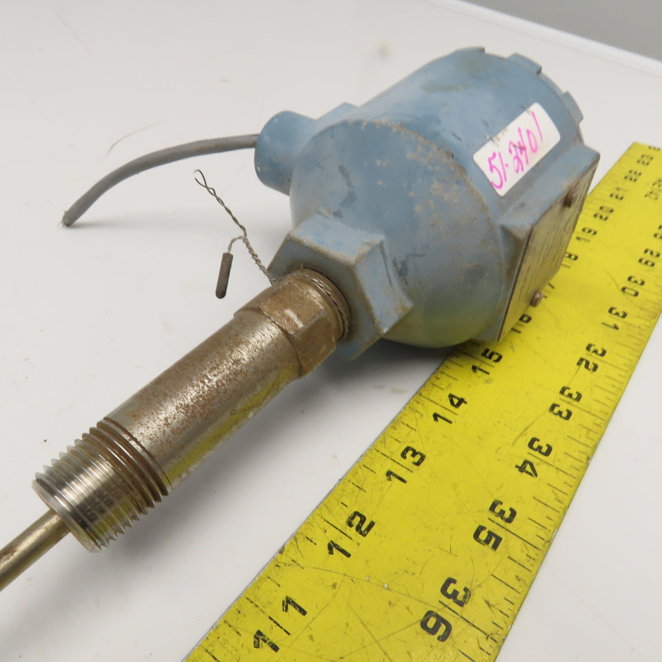 Rosemount Series 68 Temperature Sensor 1/2" NPT Stainless Steel 12" Probe