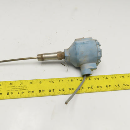Rosemount Series 68 Temperature Sensor 1/2" NPT Stainless Steel 12" Probe