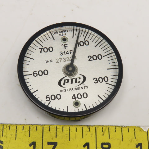 PTC Instruments Model 314F 100°-700°F Magnetic Surface Thermostat