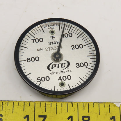PTC Instruments Model 314F 100°-700°F Magnetic Surface Thermostat