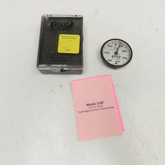 PTC Instruments Model 314F 100°-700°F Magnetic Surface Thermostat