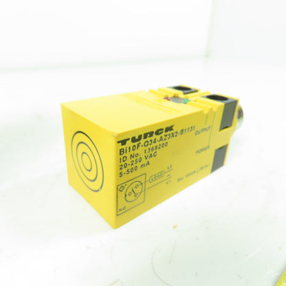Turck Bi10F-Q34-AZ3X2-B1131 Inductive Proximity Sensor 20-250VAC 5-500mA