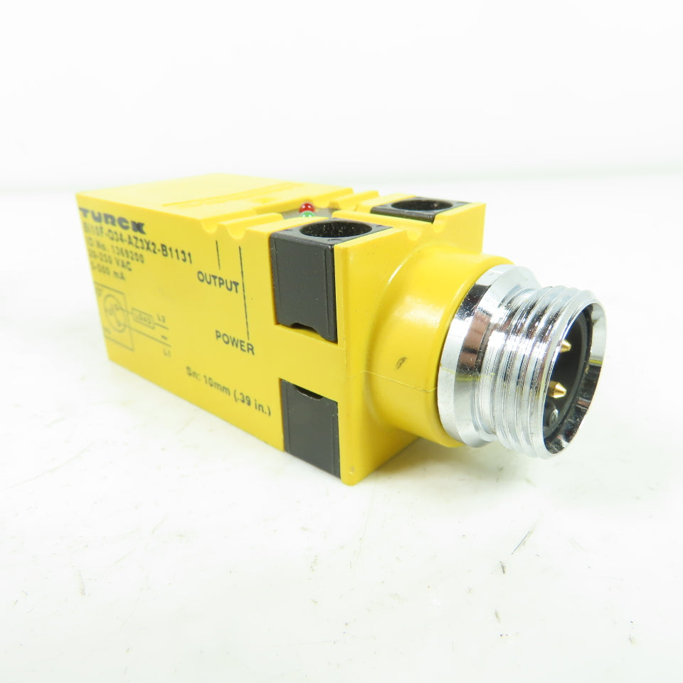 Turck Bi10F-Q34-AZ3X2-B1131 Inductive Proximity Sensor 20-250VAC 5-500mA
