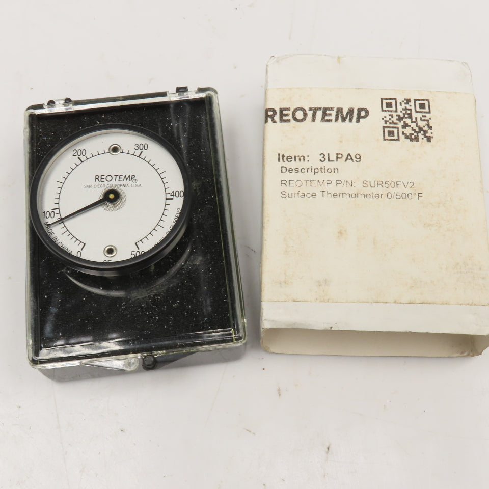 Reotemp SUR-50FV2 0°-500°F Magnetic Surface Thermostat