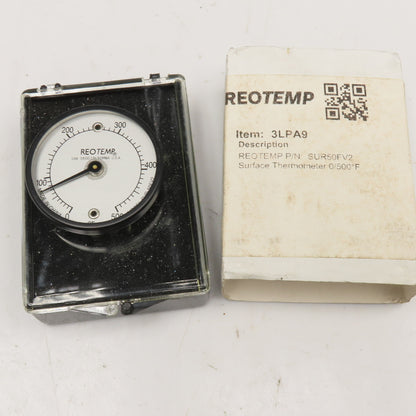 Reotemp SUR-50FV2 0°-500°F Magnetic Surface Thermostat