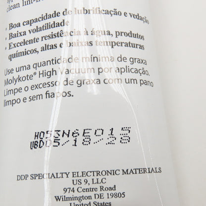 Dupont Molykote High Vacuum Grease 150g Tube