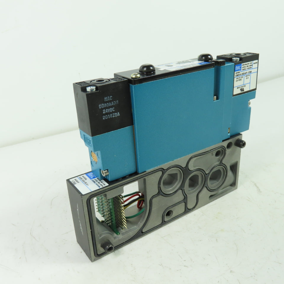 Mac 92B-BAB-BJ4-DM-DDAP-1DM Solenoid Valve 20-120PSI 24VDC