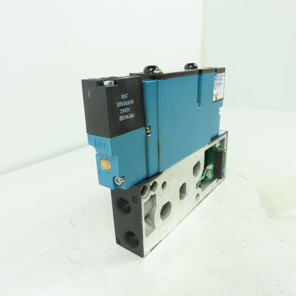 Mac 92B-BAB-BJ4-DM-DDAP-1DM Solenoid Valve 20-120PSI 24VDC