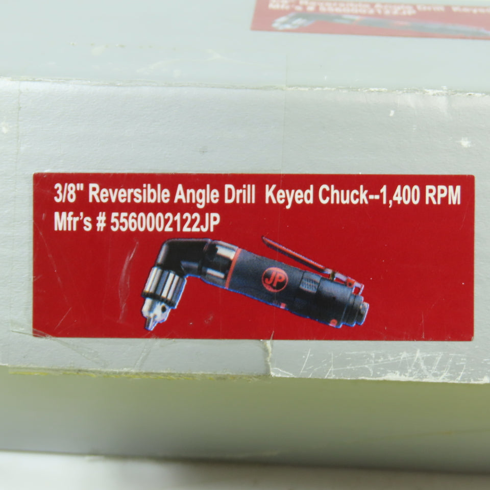 Jupiter 5560002122JP 3/8" Reversible Angle Drill W/ Keyed Chuck 1400RPM NEW