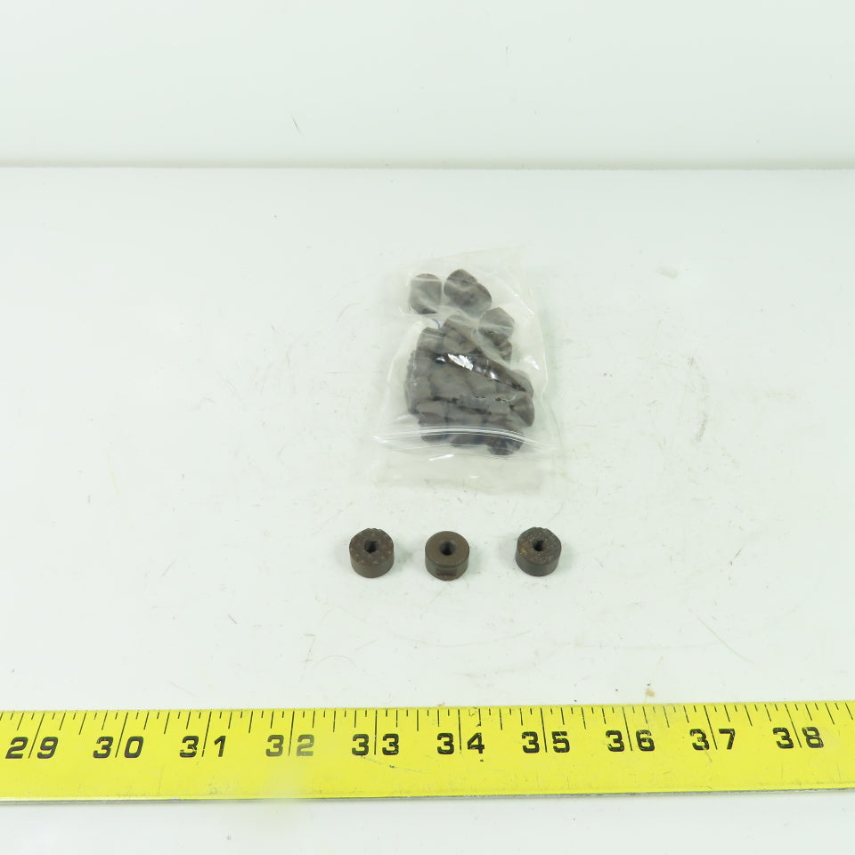 5/8" OD x 0.39" Tall Round Positioning Gripper Pad Lot Of 25