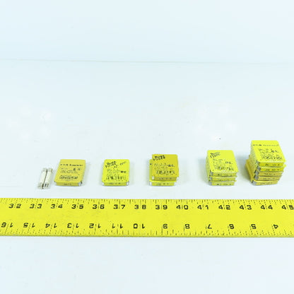 Bussmann GMC, GMA, ABC Huge Lot Of Misc Fuses 500mA, 1A, 2A, 5A, 59 Pieces